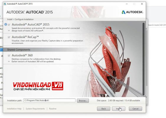 tải và hướng dẫn cài đặt Autocad 2015