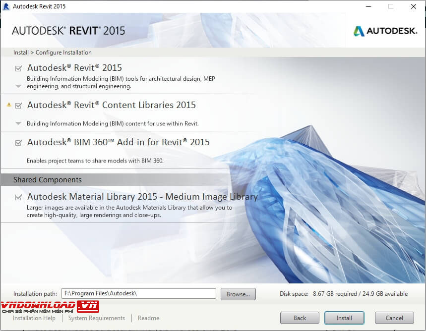 Tải và cài đặt Revit 2015