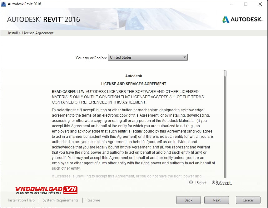 Tải và cài đặt Revit 2016