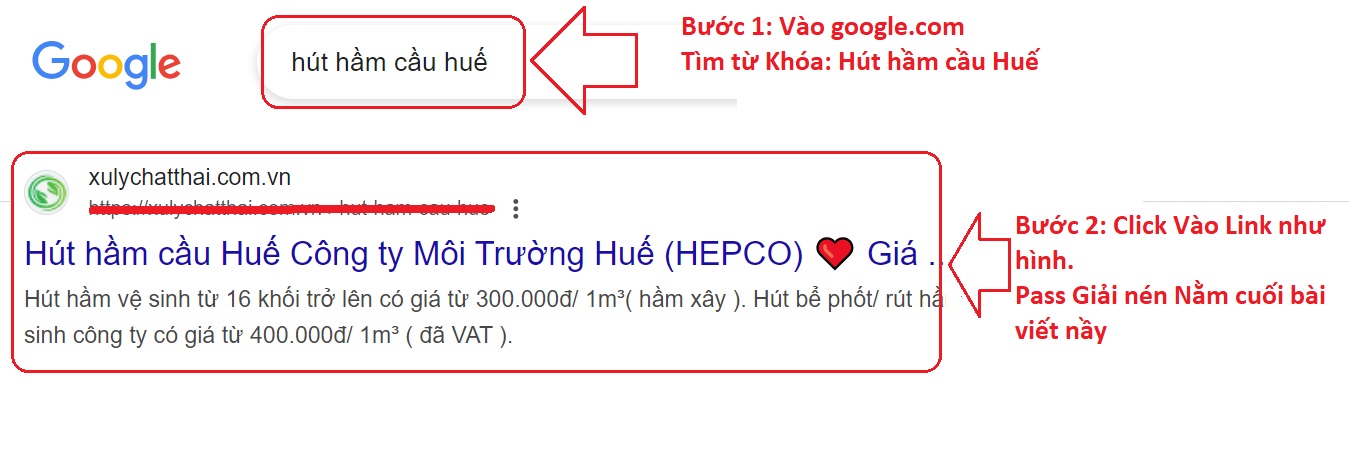 hút hầm cầu huế