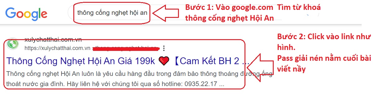 Thông cống nghẹt hôi an