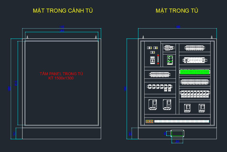 Thư viện cad Tủ điện